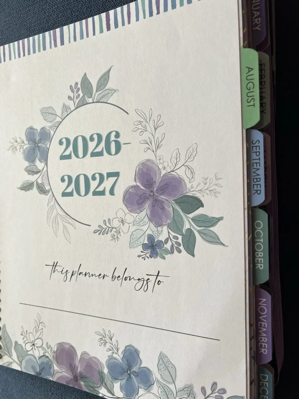 Planner 17 Month 2026-27 DRAGONFLY Month Day Week Organizer Calendar 9